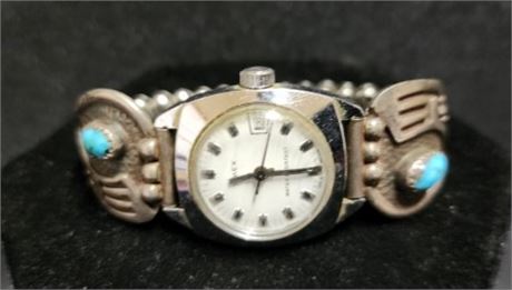 Vintage Turquoise Wrist Watch