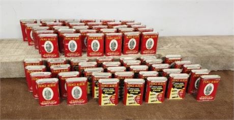 Vintage Prince Albert Tobacco Tins - 44 Reg, 20 Old Time Knife Cans