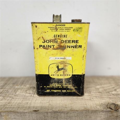 Vintage John Deere Paint Thinner Can