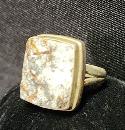 Sterling Astrophylite Ring...7sz
