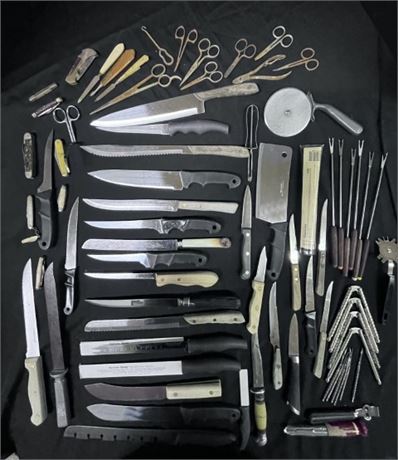 Assorted Kitchen Knives/Utensils