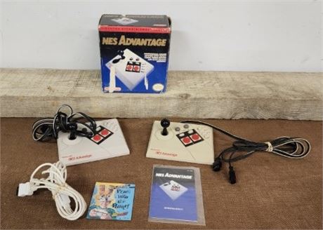 Collectible Nintendo NES Advantage Controllers