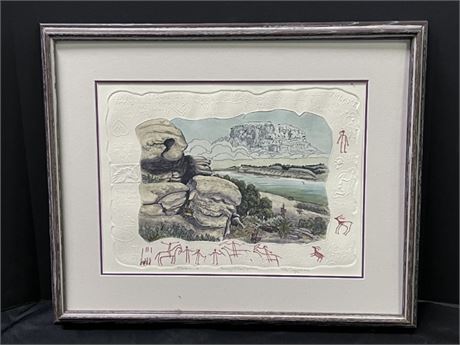 2006 Signed & Numbered Pompey's Pillar Print...22x18