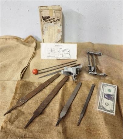 Chainsaw Sharpener Kit & Metal Files