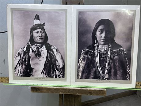 Native American Poster Pair...16x20