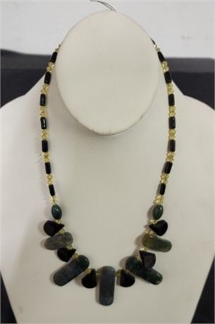 Polished Stone Necklace