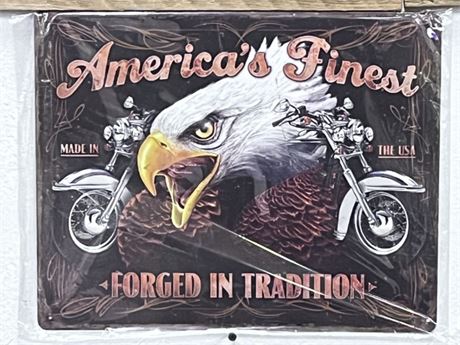 Metal Reproduction Sign...15x12