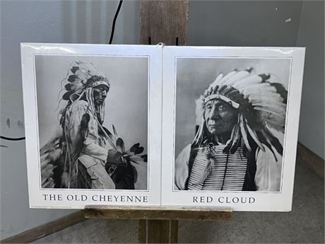 Native American Poster Pair...12x18