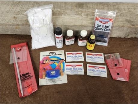 Assorted Gun Care Items