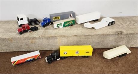 Collectible Mini Semi-Tractors & Trailers