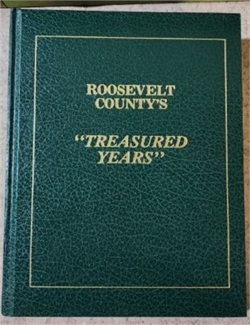 1976 Roosevelt County "Treasured Years" History Book