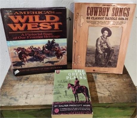 Vintage Wild West & Cowboy Books