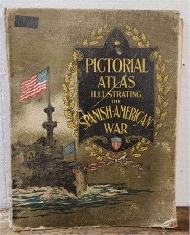 Antique 1898 Spanish American War Picture Book