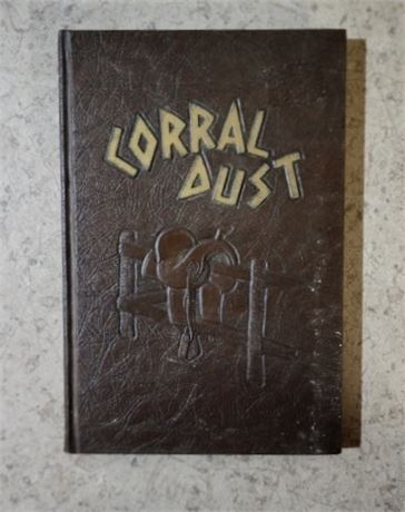 1936 Coral Dust Book by Bob Fletcher. Cowboy / Western POETRY