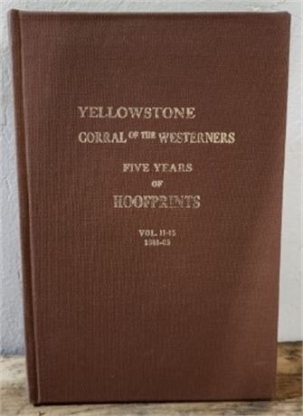 1981 Signed "Yellowstone Hoofprints" Book