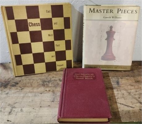 1928 Chess Book Trio