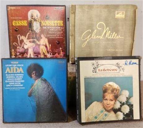 Vintage LP Opera/Play Sets with Librettos