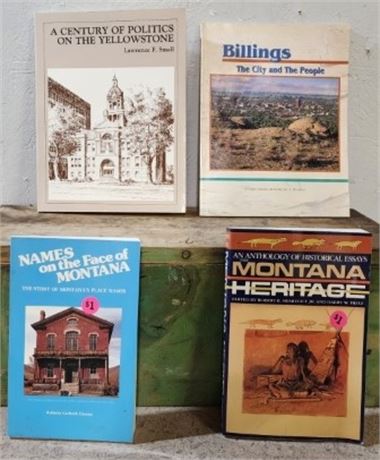 Vintage Montana & Billings, MT History Books