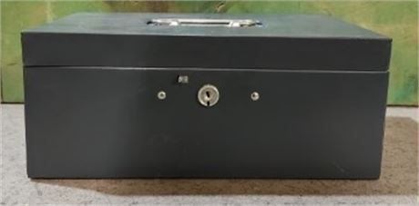 Classic Locking Metal Cash Box