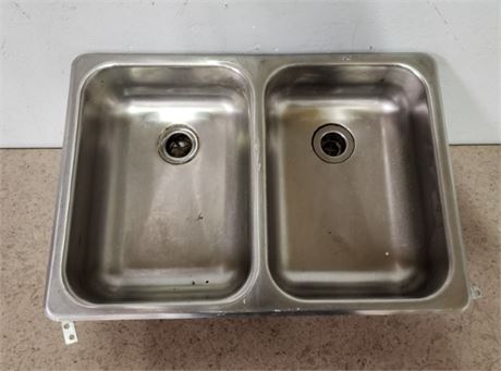 Double Stainless Sink...10x14x5 Sinks