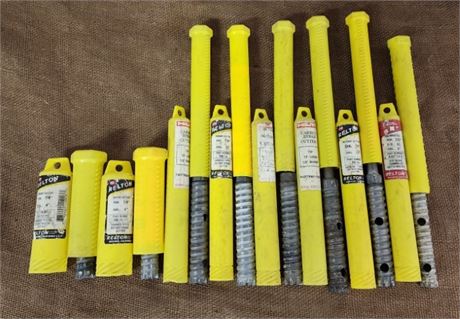 Gently Used 7/8" Rebar Cutting/Concrete Roto-Hammer Bits