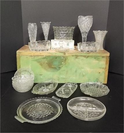 Assorted Vintage Cut-Glass