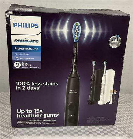 NEW! PHILIPS SONICARE PROFESSIONAL CLEAN SET