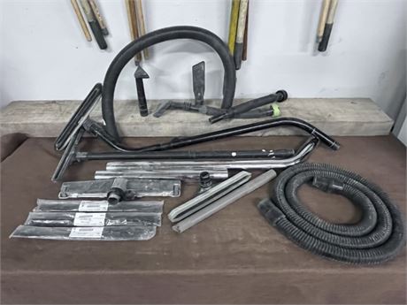 Assorted Wet/Dry Vacuum Nozzle & Hose Attachments
