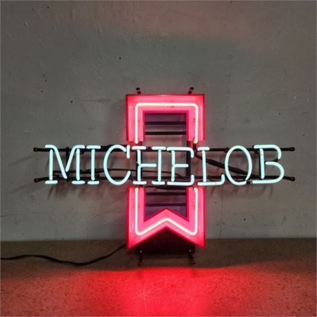 Vintage Neon Michelob Sign - Works!