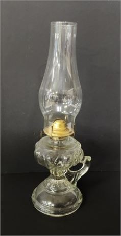 Vintage Oil Lamp w/ Handle