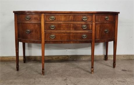 Vintage Drexel Curved Front Buffet - 65x25x38