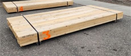 2x4x92" Lumber - 48pcs (Bunk #3)