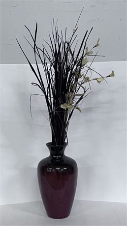 Home Decor Vase w/ Faux Arrangement
