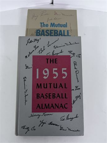 Vintage Baseball Almanac Pair