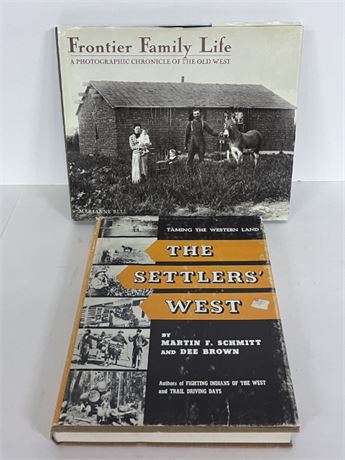 Collectible Western Settlers Book Pair