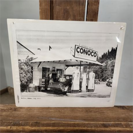 1941 Orofino, ID Conoco Station Print