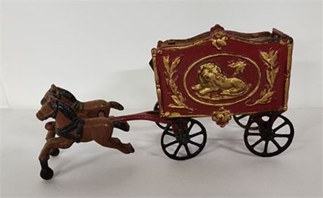 Vintage Circus Wagon & Horses