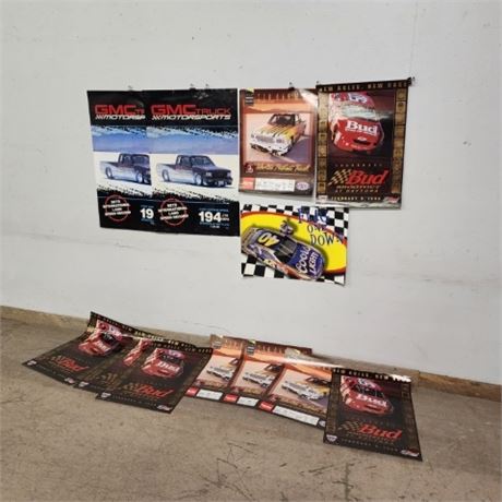 Assorted NASCAR Truck & Car Posters