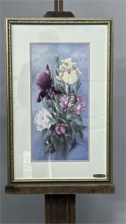 Framed Floral Print...18x28