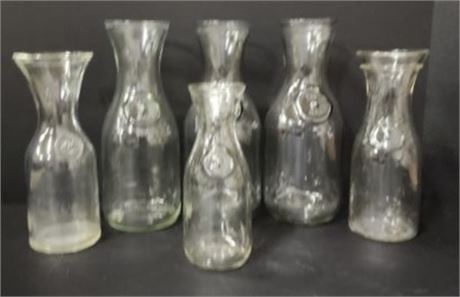 Assorted Glass Carafes