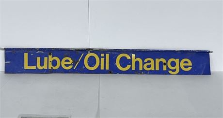 Metal Oil Change Sign...36" Length