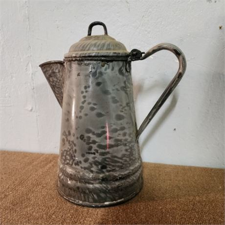 Antique Enameled Water Pot