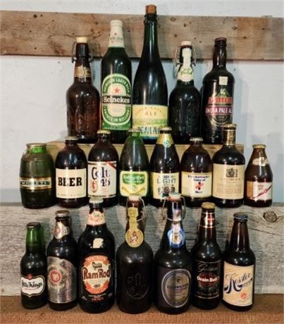 Collectible Beer Bottles...Sealed...K