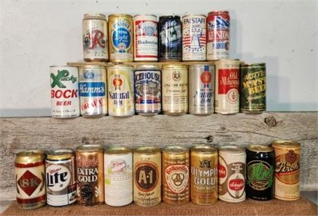 Collectible Domestic Beer Cans...Sealed...G