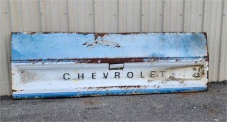 Vintage Chevrolet Truck Tailgate - 67x21