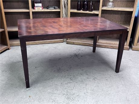 Wood Kitchen Table - 60x36x30