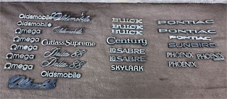 Vintage Oldsmobile/Buick Auto Tags