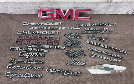 Vintage Chevrolet/GMC Auto Tags