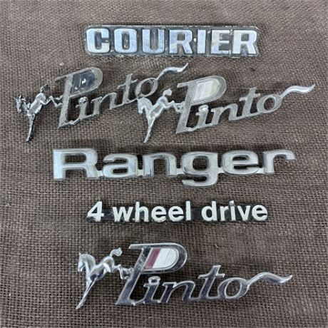Vintage Metal Ranger/Pinto Auto Tags