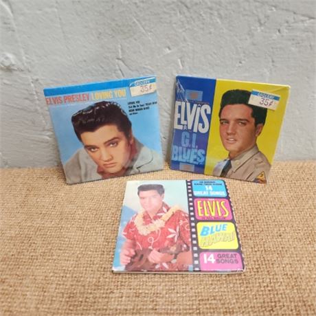 Awesome Elvis Record Gum Trio (2 packs sealed)